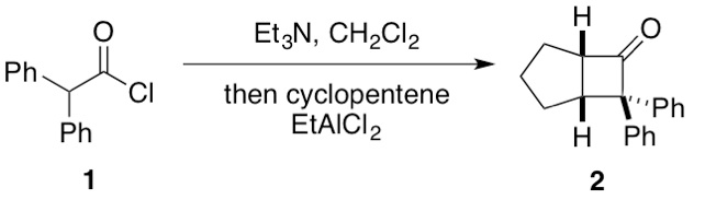 Image of Synthesis of Cyclobutanes by Lewis Acid-Promoted Ketene-Alkene [2+2] cycloaddtions